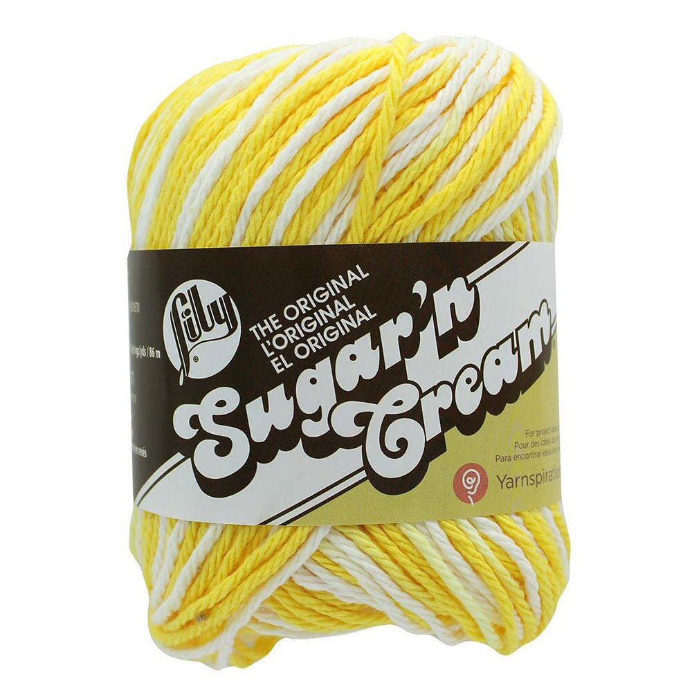 Spinrite, Sugar'n Cream, 100% Cotton, 4 ply, Yarn, Daisy Ombre